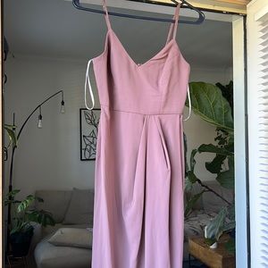 COPY - Lulu’s Reinette Mauve Purple Midi Dress, XXS